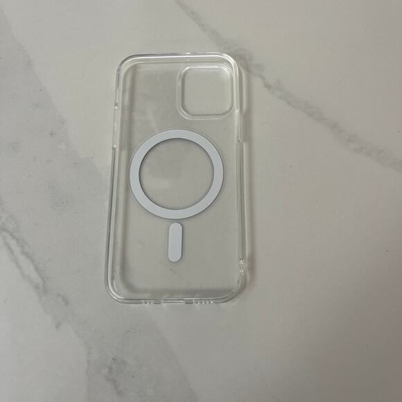 NWT iPhone 12 or 12 Pro Clear Silicon Magnetic Case - Picture 3 of 5